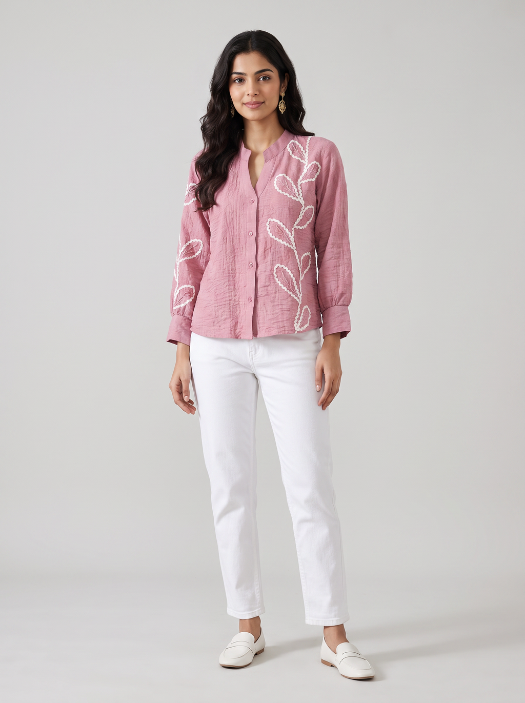 Embroidered Mandari shirt