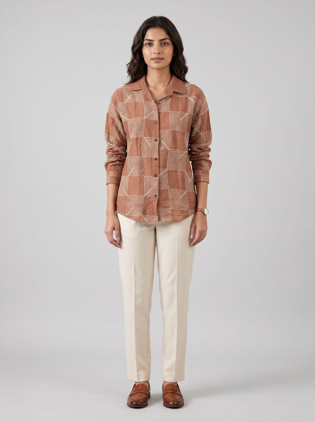 Linen-Blend shirt