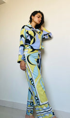 RELAXED FIT PRINTED CO-ORD SET
