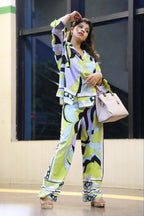 RELAXED FIT PRINTED CO-ORD SET